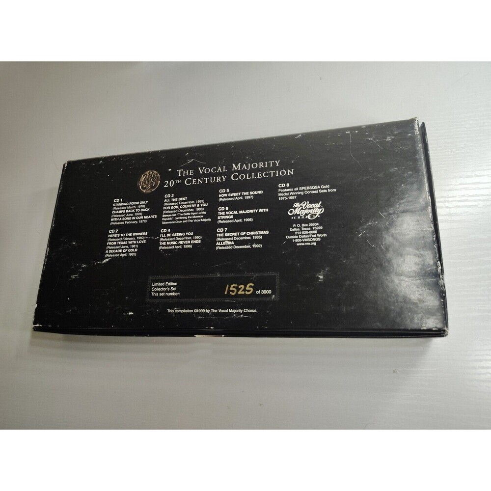 RARE The Vocal Majority Men's Chorus 20th Century Collection LE 8-CD Boxed Set - Picture 10 of 10